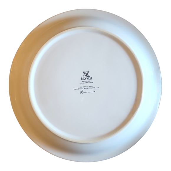 1 Vtg Buck Wear Dinner Plate MHS Great Ideas White Tail Deer Buck Hunting Cabin - Picture 3 of 4
